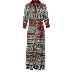 Rubyyaya Noida Maxi Dress size x-small 100% viscose